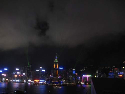  Hong Kong light show 