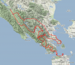 The route  » Click to zoom ->