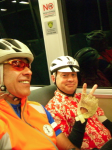 Early morning BART ride  » Click to zoom ->