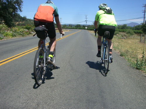   Steffen and Greg on Westside Rd  