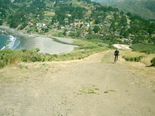 Descending into Muir Beach