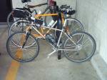 Tim's Fixed gear machine (middle) and my trusted Habanero in the front  » Click to zoom ->
