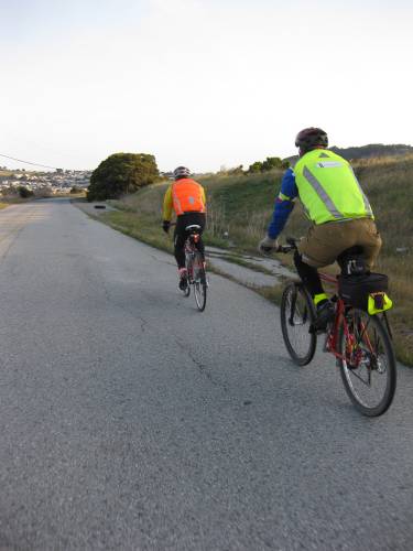  French and Brian entering San Francisco  