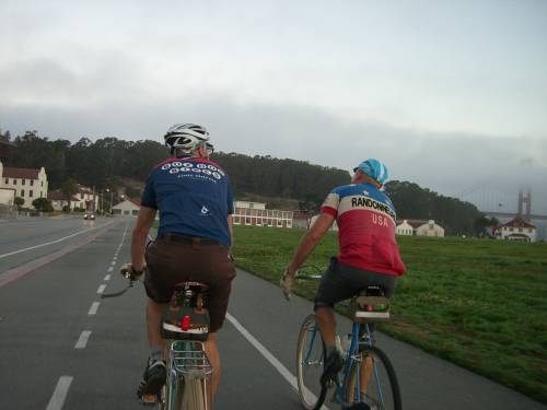  Bryan and John on Conzelman at the start of the ride  