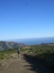 Descending Coastal fire road into Tennessee Valley  » Click to zoom ->