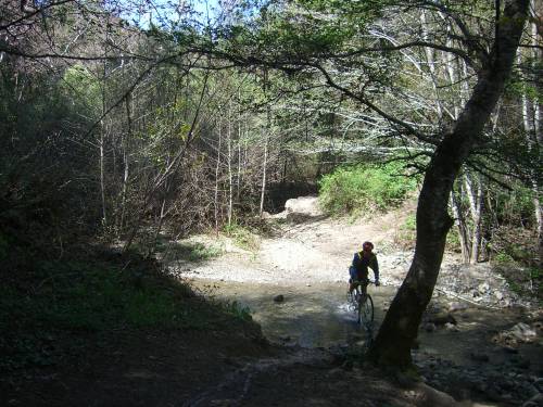  Brian crossing the second creek 