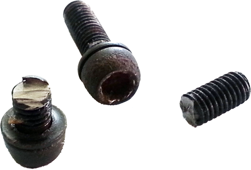 stripped headset bolt