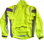 dhb Hi Viz Waterproof jacket (back)  » Click to zoom ->