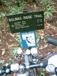 The Bolinas Ridge south trailhead sign  » Click to zoom ->